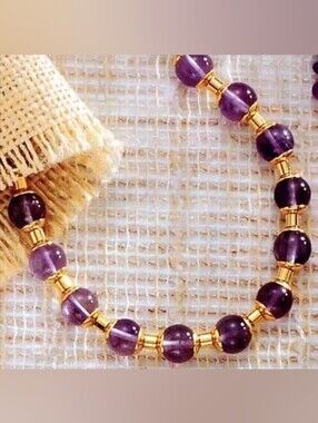 90s 18" Museum Company Amethyst Necklace